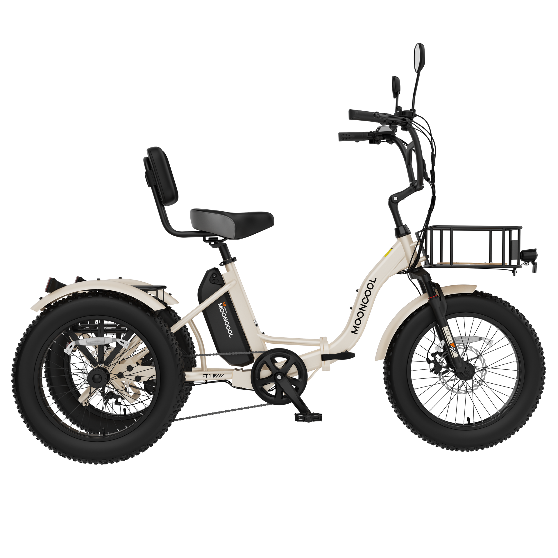 MOONCOOL FT1 Electric Trike – N&N Ebikes and Repair LLC